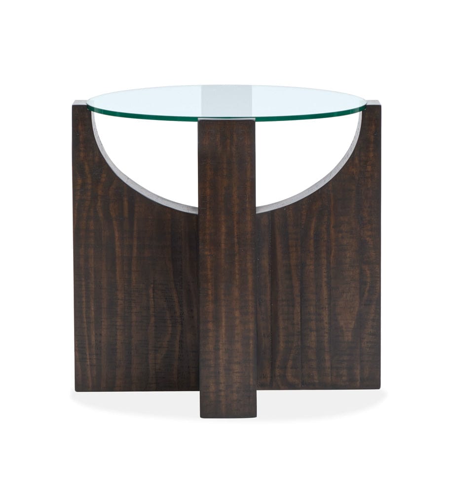 Henry & Mason  -  Renford Rustic Tavern Round Accent Table  - AFA00779 view 4
