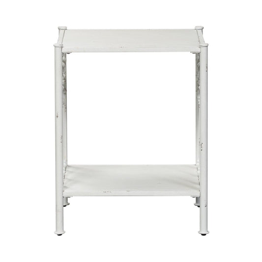 Henry & Mason - Retro Collection Open Night Stand in Distressed Metal - AFA01609 view 1