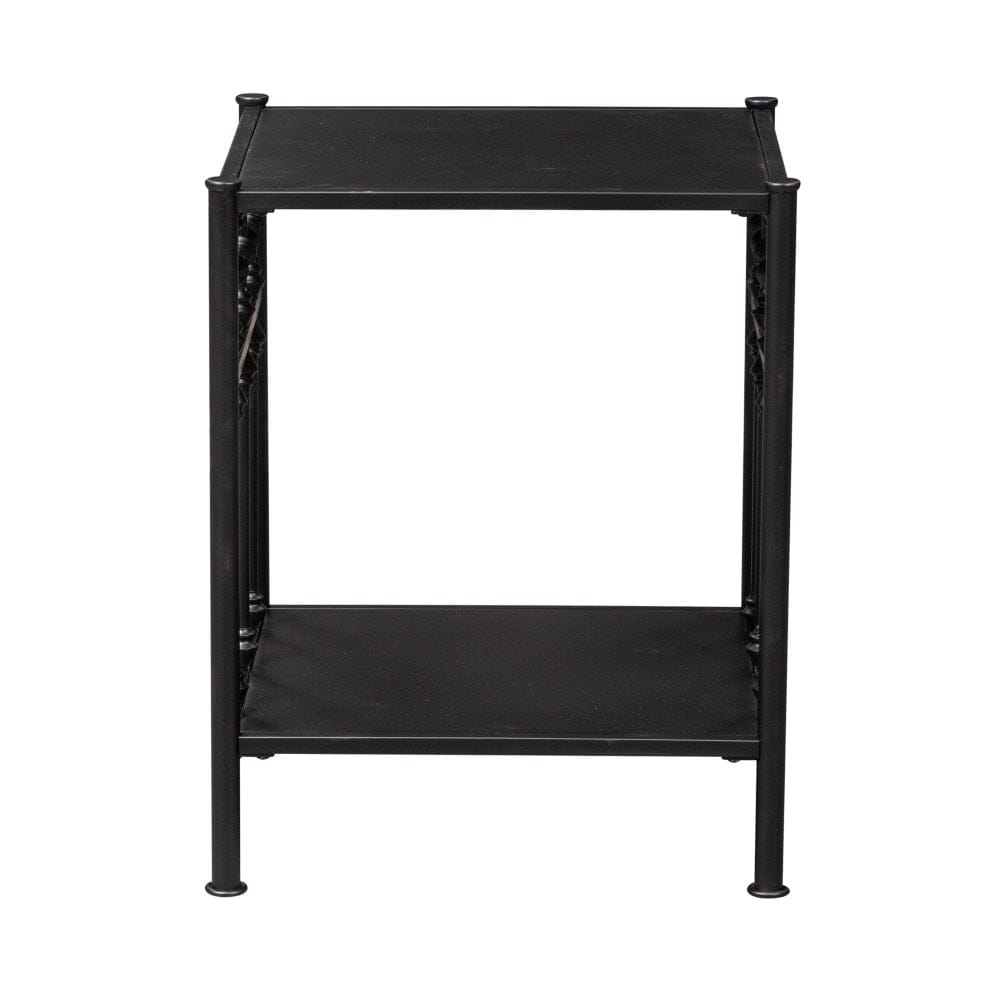 Henry & Mason - Retro Collection Open Night Stand in Distressed Metal - AFA01610 view 1