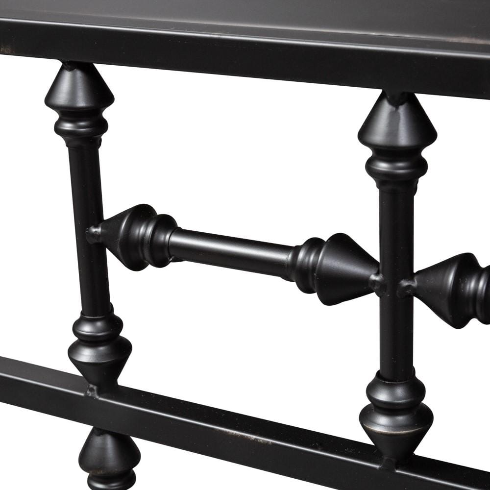Henry & Mason - Retro Collection Open Night Stand in Distressed Metal - AFA01610 view 4