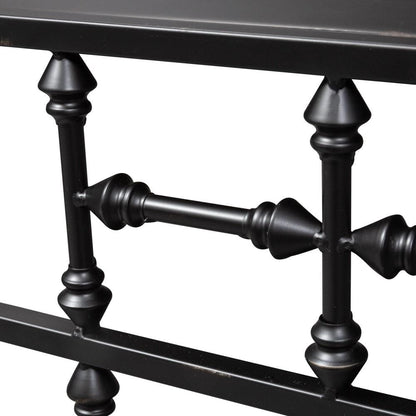 Henry & Mason - Retro Collection Open Night Stand in Distressed Metal - AFA01610 view 4