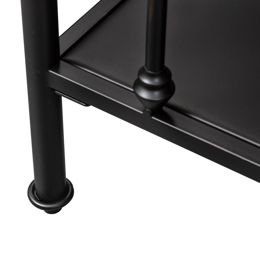 Henry & Mason - Retro Collection Open Night Stand in Distressed Metal - AFA01610 view 5