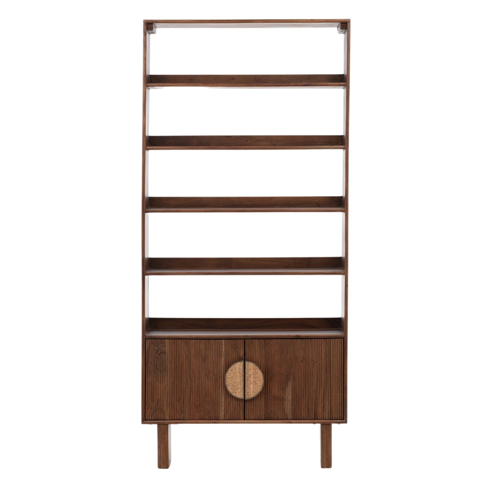 Henry & Mason - Rhett Acacia Wood Bookcase in Walnut Finish - DV7527 veiw 2