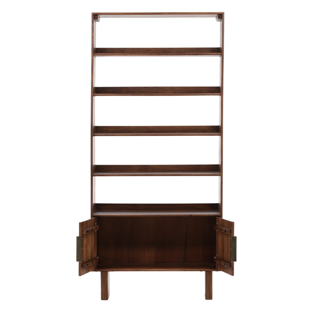 Henry & Mason - Rhett Acacia Wood Bookcase in Walnut Finish - DV7527 veiw 5