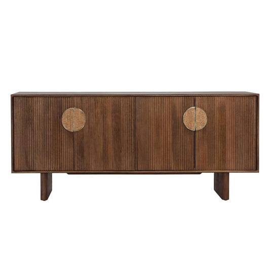 Henry & Mason - Rhett Mango Wood Sideboard in Walnut Finishwith Cork Handles - DV7526 veiw 2