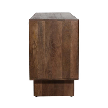 Henry & Mason - Rhett Mango Wood Sideboard in Walnut Finishwith Cork Handles - DV7526 veiw 3