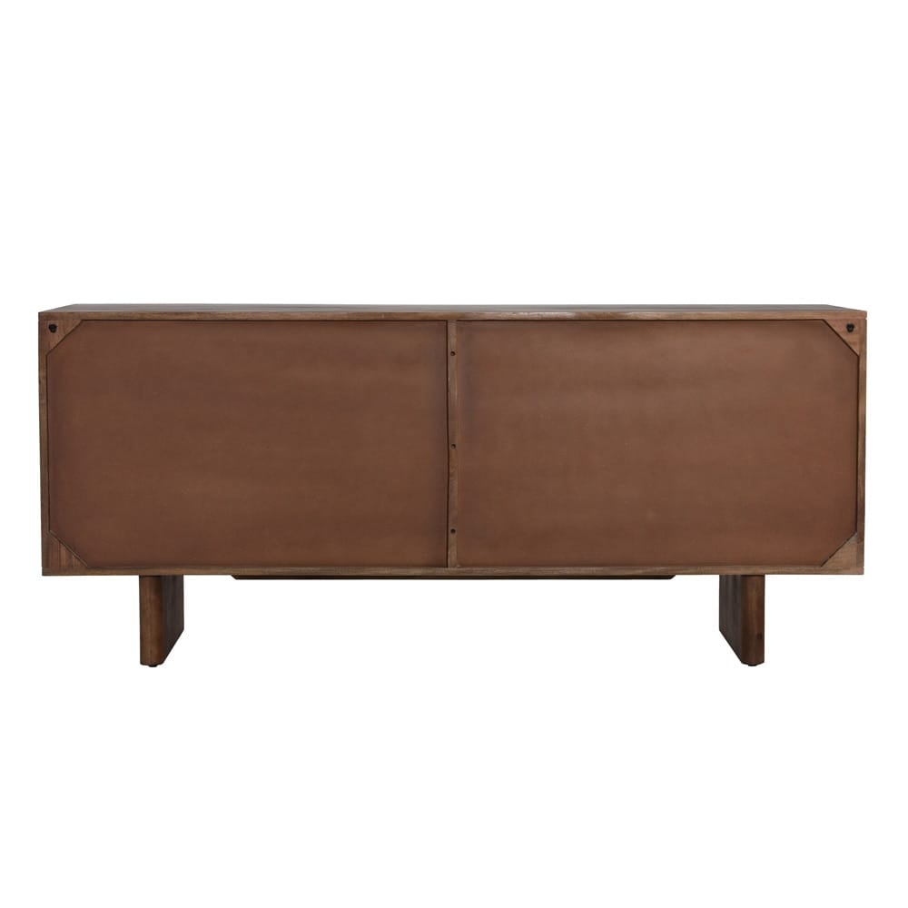 Henry & Mason - Rhett Mango Wood Sideboard in Walnut Finishwith Cork Handles - DV7526 veiw 4
