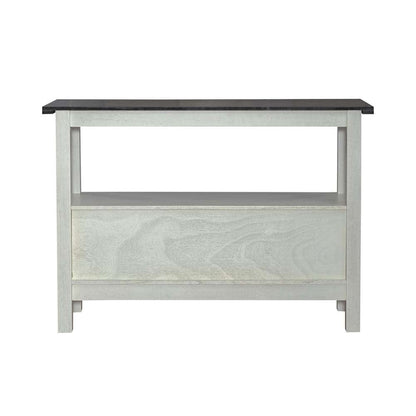 Henry & Mason - River Cove Sideboard in Textured White with Carbon Gray Tops - AFA01664 view 4