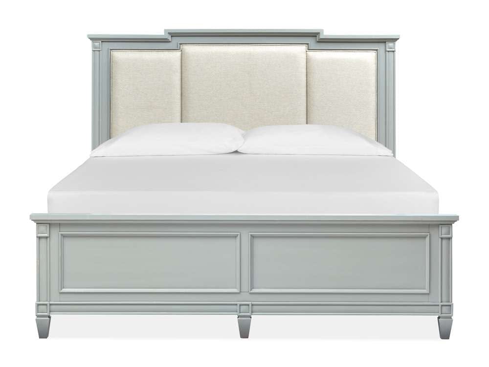 Henry & Mason - Riverbend Complete California King Panel Bed w/Upholstered Headboard - AFA00253 view 1