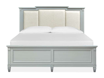 Henry & Mason - Riverbend Complete California King Panel Bed w/Upholstered Headboard - AFA00253 view 1