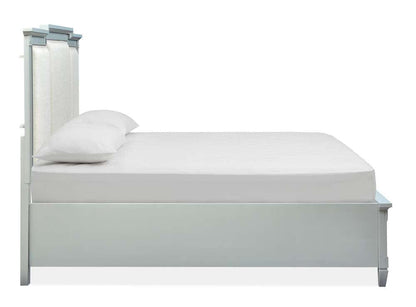 Henry & Mason - Riverbend Complete California King Panel Storage Bed w/Upholstered Headboard - AFA00255 view 2