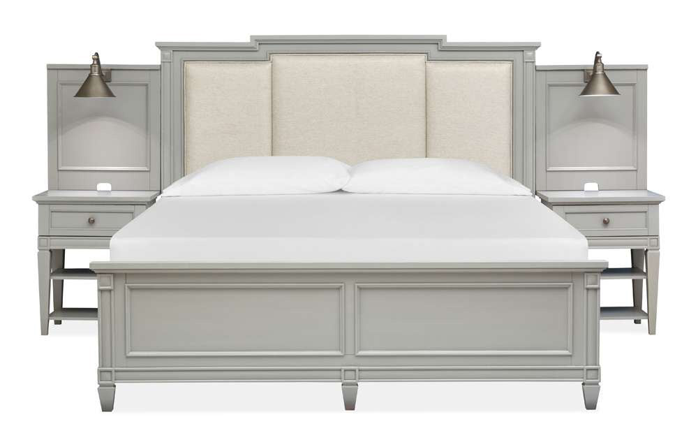 Henry & Mason - Riverbend Complete Queen Wall Bed w/Upholstered HB - AFA00269 view 1