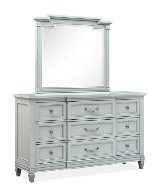 Henry & Mason  -  Riverbend Pebble Drawer Dresser With Landscape Mirror  - AFA00956 view 1