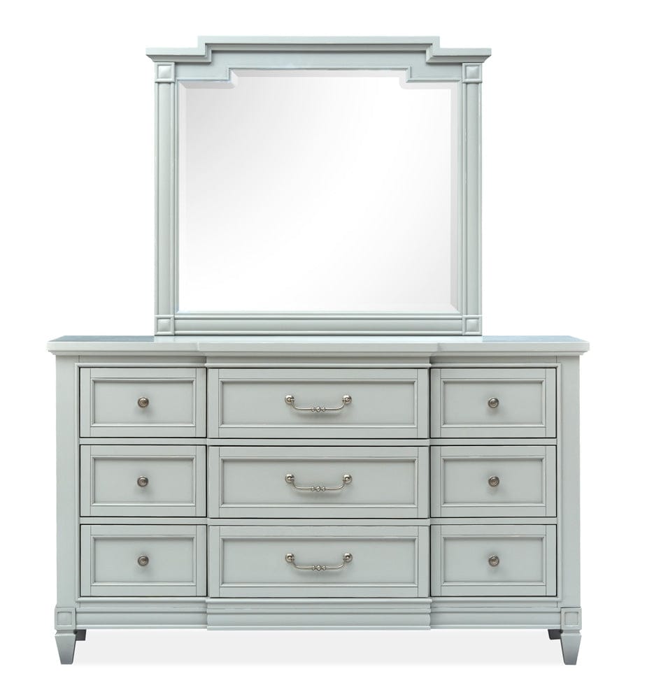 Henry & Mason  -  Riverbend Pebble Drawer Dresser With Landscape Mirror  - AFA00956 view 2