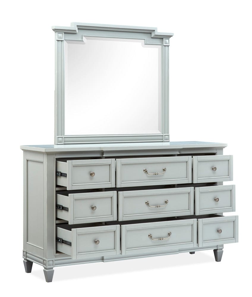 Henry & Mason  -  Riverbend Pebble Drawer Dresser With Landscape Mirror  - AFA00956 view 6