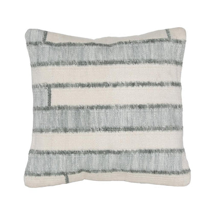 Henry & Mason - Rives Handwoven Throw Pillow in Seafoam Green/Ivory - DV7586 veiw 1