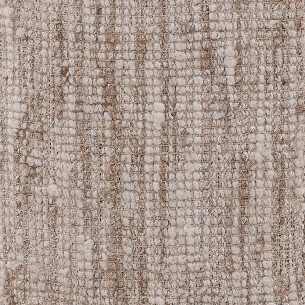 Henry & Mason - Rogers Wood Stool With Hand Spun Upholstery in Beige - DV7327 veiw 2