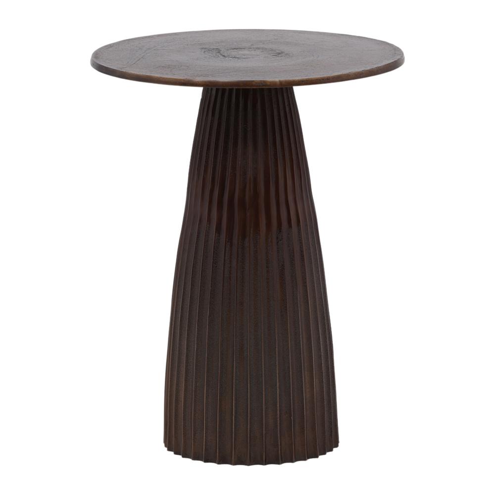 Henry & Mason - Rose Cast Aluminum Side Table in Antique Bronze - DV7677 veiw 1