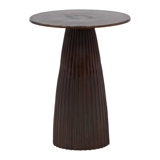 Henry & Mason - Rose Cast Aluminum Side Table in Antique Bronze - DV7677 veiw 1