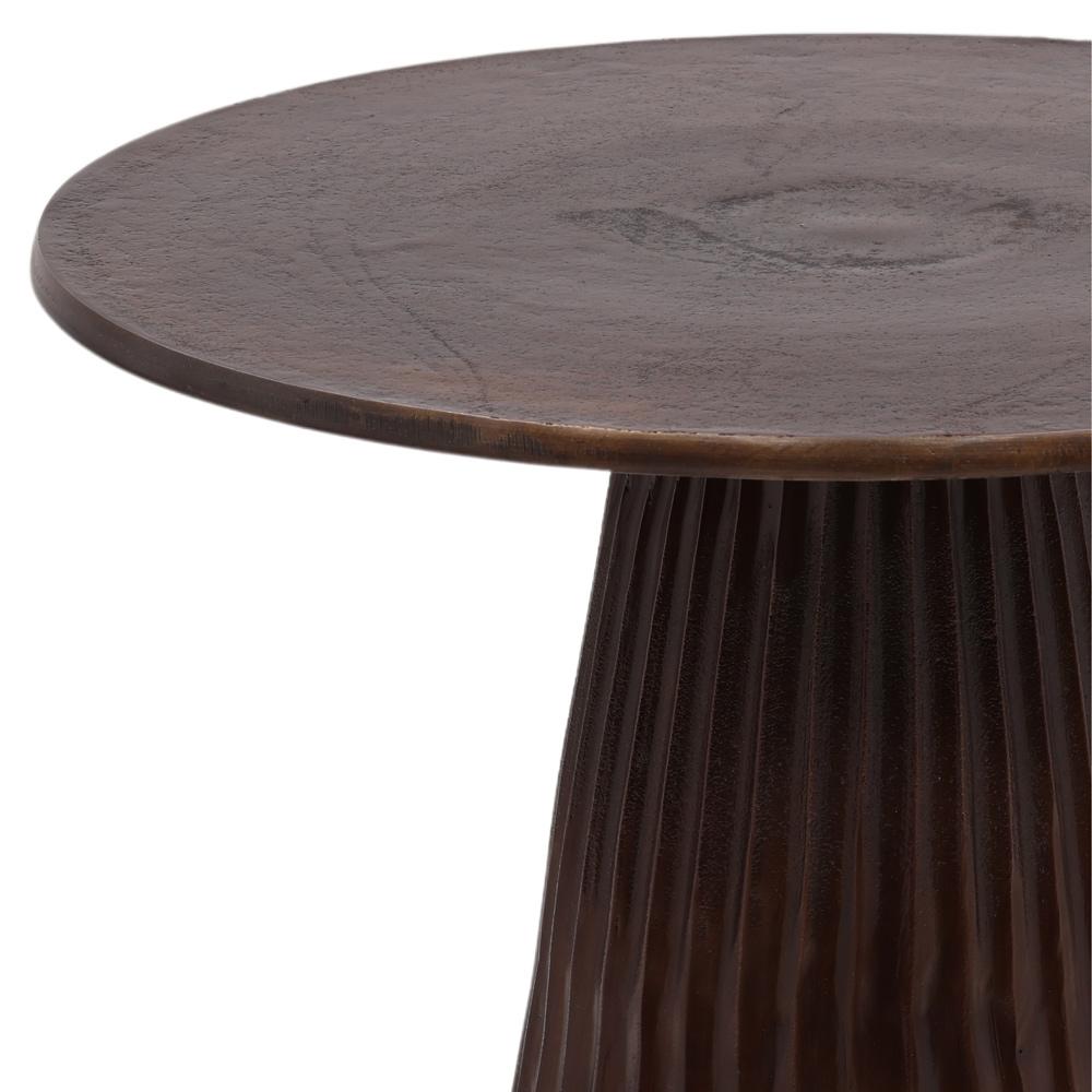 Henry & Mason - Rose Cast Aluminum Side Table in Antique Bronze - DV7677 veiw 2
