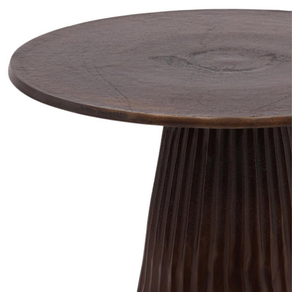 Henry & Mason - Rose Cast Aluminum Side Table in Antique Bronze - DV7677 veiw 2