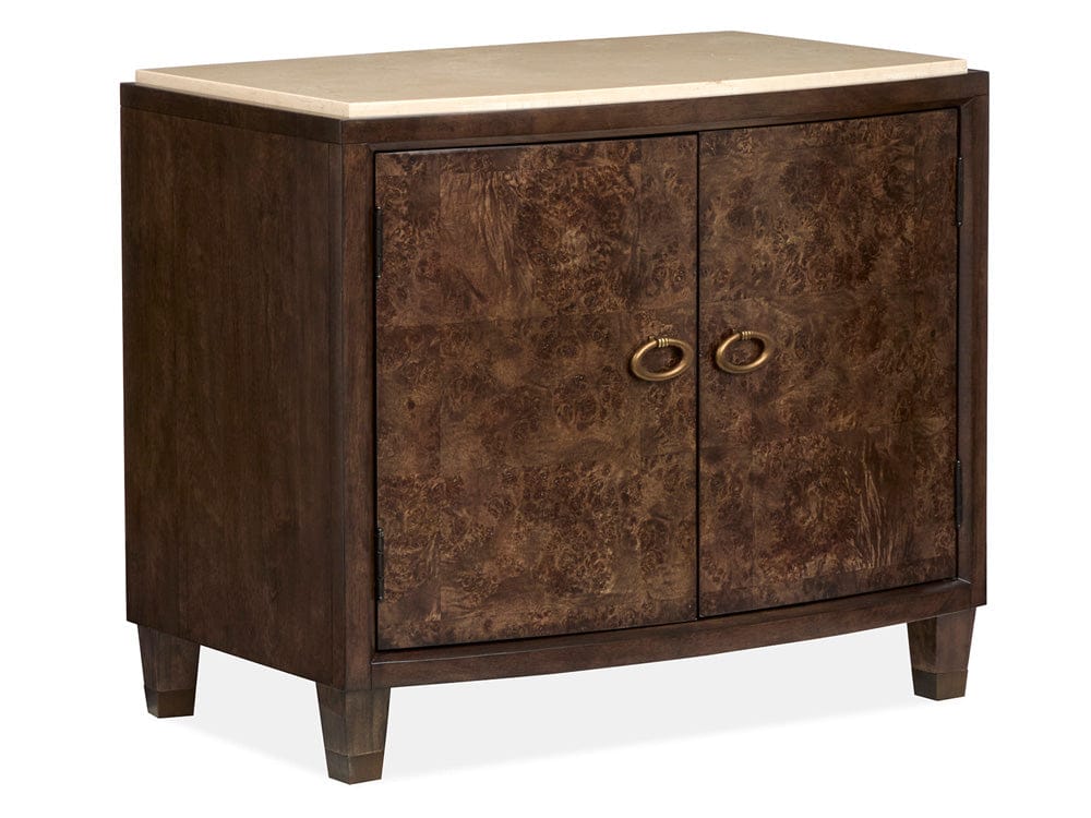 Henry & Mason  -  Rovan Espresso Door Nightstand  - AFA01247 view 1