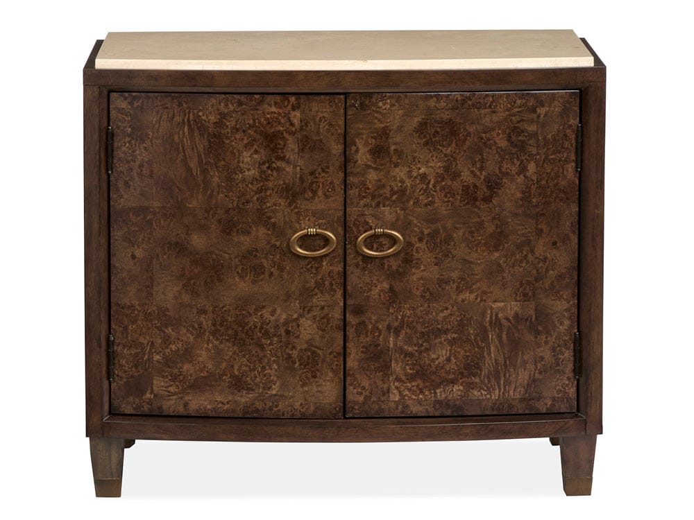 Henry & Mason  -  Rovan Espresso Door Nightstand  - AFA01247 view 2