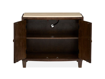 Henry & Mason  -  Rovan Espresso Door Nightstand  - AFA01247 view 6