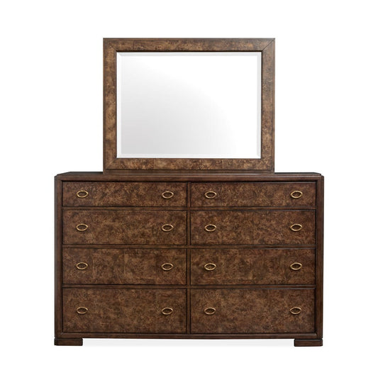 Henry & Mason  -  Rovan Espresso Drawer Dresser With Landscape Mirror  - AFA01250 view 2