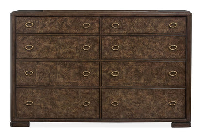 Henry & Mason  -  Rovan Espresso Drawer Dresser With Landscape Mirror  - AFA01250 view 4