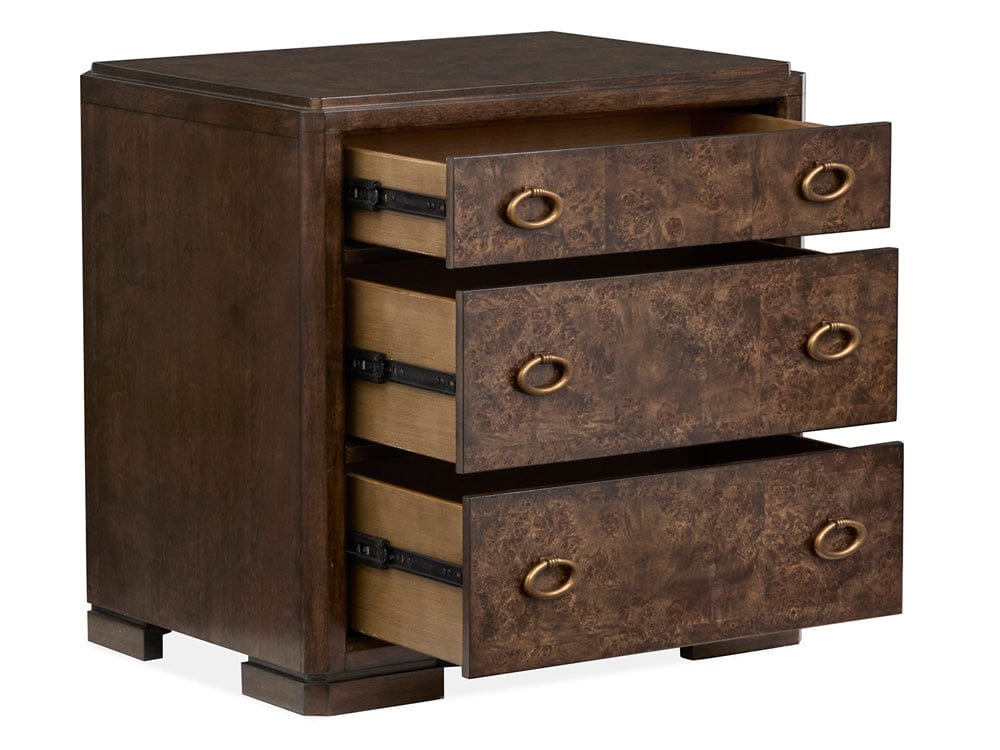 Henry & Mason  -  Rovan Espresso Drawer Nightstand  - AFA01251 view 5