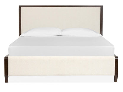 Henry & Mason  -  Rovan Espresso King Upholstered Panel Bed  - AFA01253 view 2