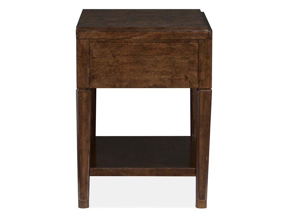 Henry & Mason  -  Rovan Espresso Open Nightstand  - AFA01255 view 3