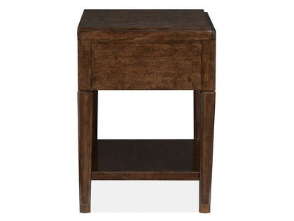 Henry & Mason  -  Rovan Espresso Open Nightstand  - AFA01255 view 3