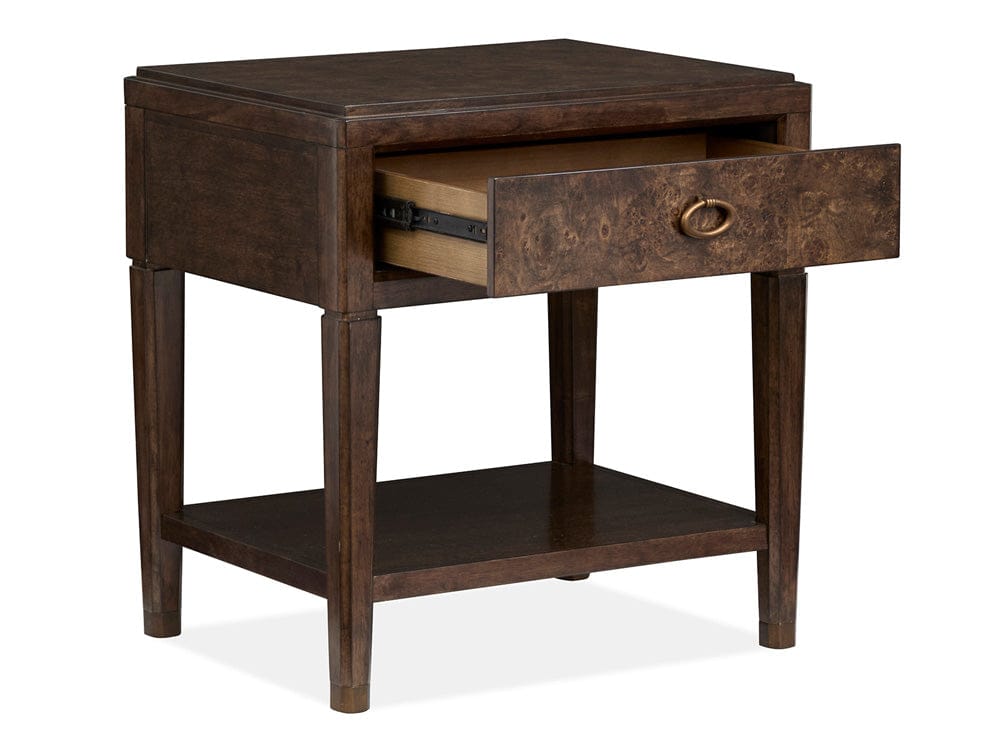 Henry & Mason  -  Rovan Espresso Open Nightstand  - AFA01255 view 5