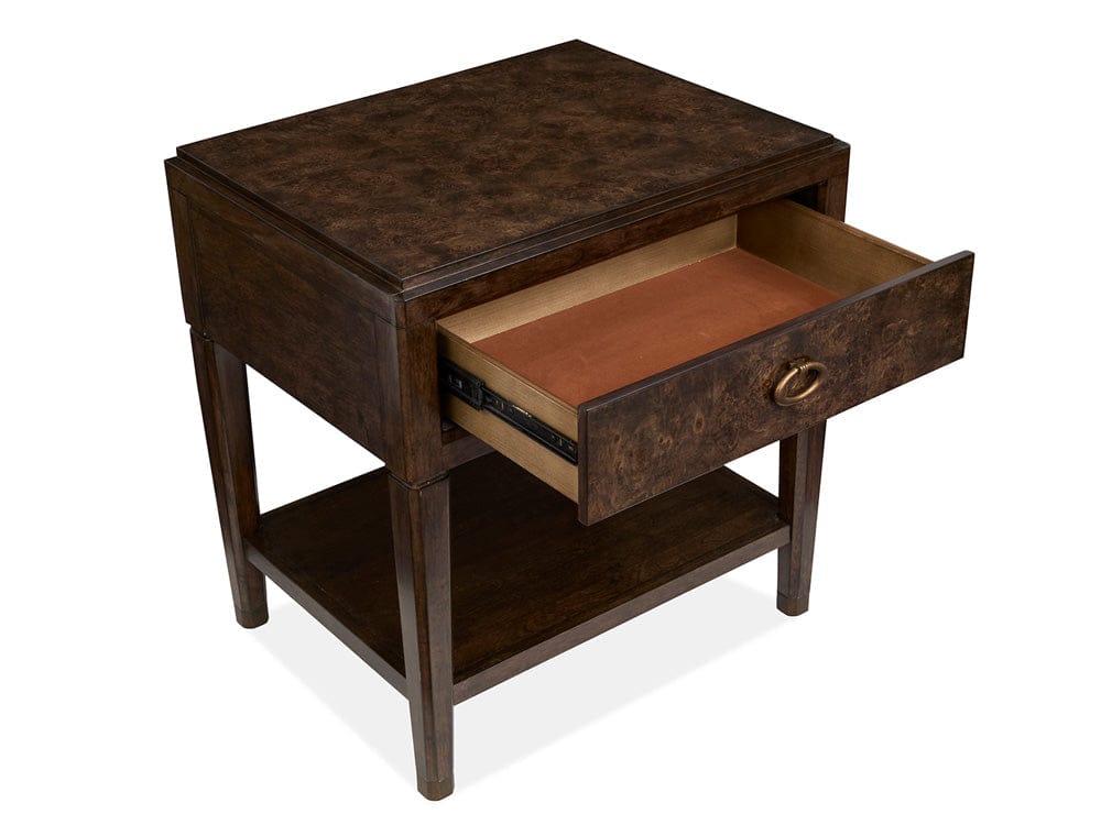 Henry & Mason  -  Rovan Espresso Open Nightstand  - AFA01255 view 6