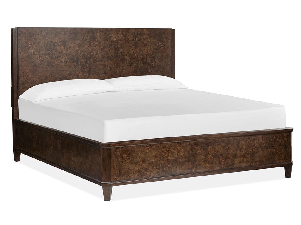 Henry & Mason  -  Rovan Espresso Queen Panel Bed  - AFA01256 view 1