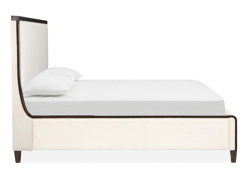 Henry & Mason  -  Rovan Espresso Queen Upholstered Panel Bed  - AFA01257 view 3