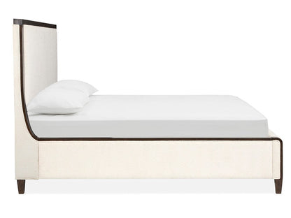 Henry & Mason  -  Rovan Espresso Queen Upholstered Panel Bed  - AFA01257 view 3