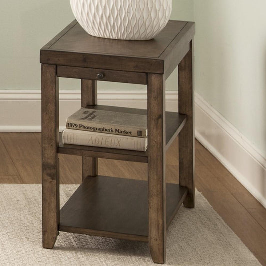 Henry & Mason - Russell Chair Side Table in Nutmeg - AFA03096 view 2
