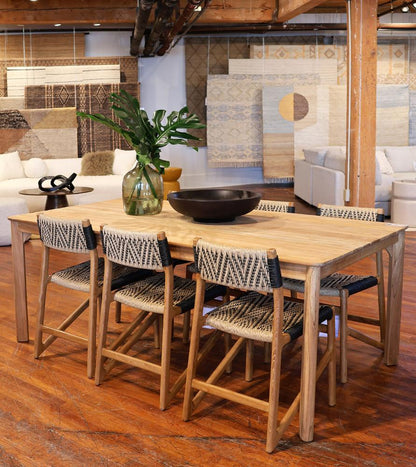 Henry & Mason - Rutger Outdoor Dining Table Natural - DV7688 veiw 5