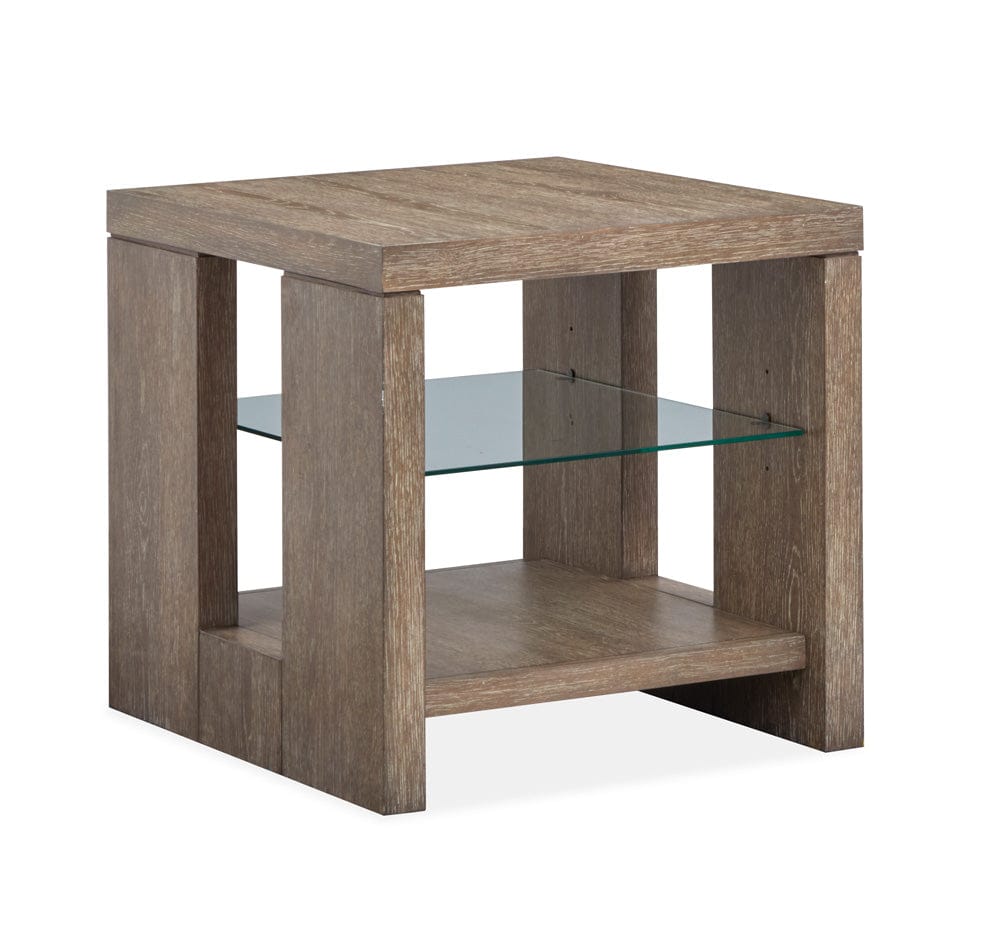 Henry & Mason  -  Rydell Spiced Brown Rectangular End Table  - AFA00906 view 1