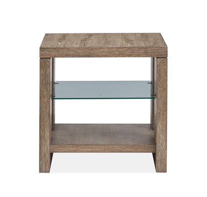 Henry & Mason  -  Rydell Spiced Brown Rectangular End Table  - AFA00906 view 3