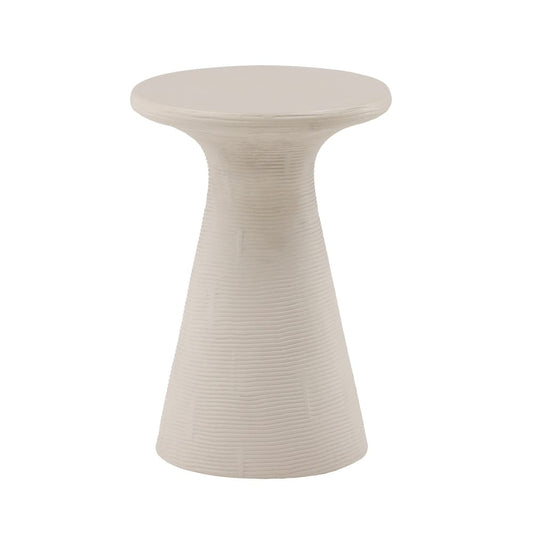 Henry & Mason - Sabine Ivory Lightweight Concrete Side Table - DV7267 veiw 1