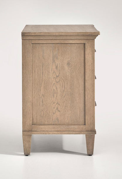 Henry & Mason - Sable & Stone Oat Fabric Drawer Nightstand - AFA00226 view 4