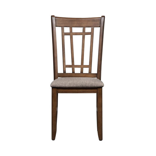 Henry & Mason - San Mateos II Lattice Back Side Chair (Set of 2) in Antique Honey - AFA01850 view 2