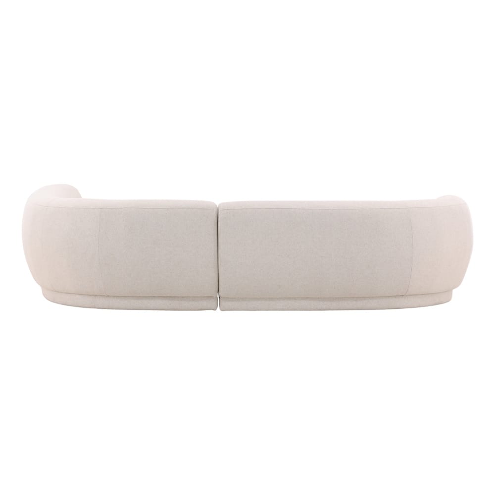 Henry & Mason - Saphiro Hadwood Frame Linen Upholstered RSF Chaise Sectional - DV7468 veiw 3