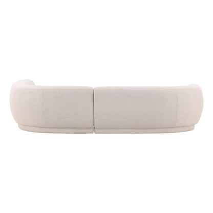 Henry & Mason - Saphiro Hadwood Frame Linen Upholstered RSF Chaise Sectional - DV7468 veiw 3