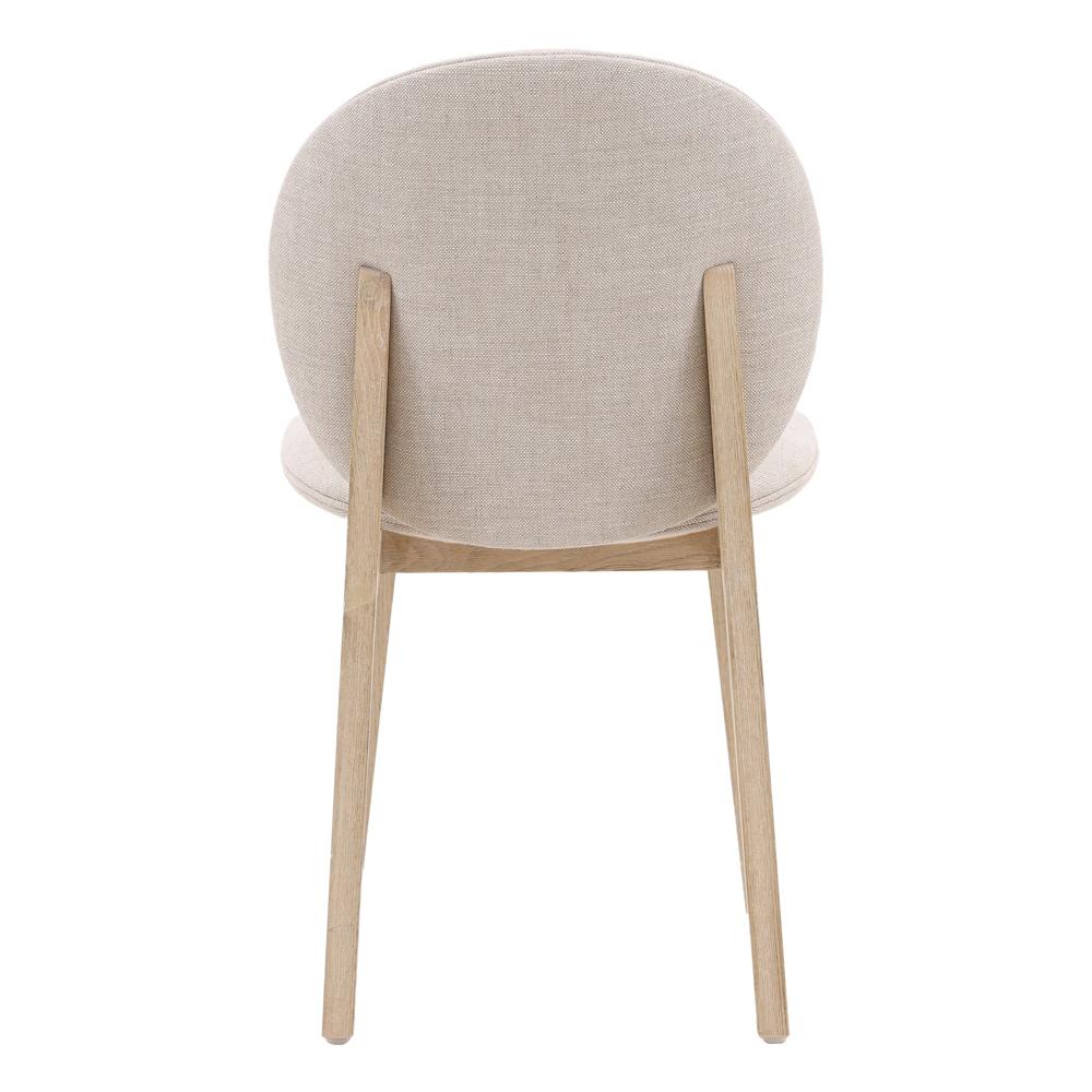 Henry & Mason - Sarah Natural Ash Wood Dining Chair in Taupe Linen Fabric - DV7511 veiw 4