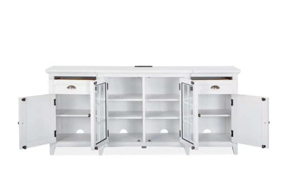 Henry & Mason - Seabrook 70" Entertainment Console in Chalk White - AFA00680 view 4